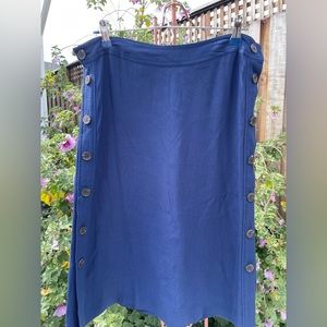 Madewell Side-button midi skirt